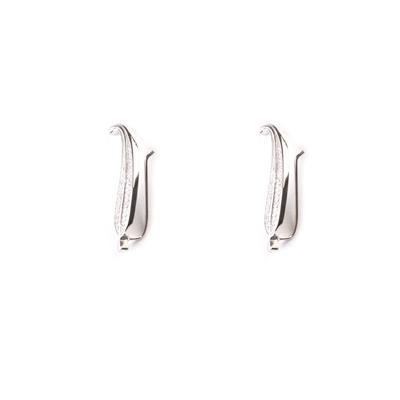 Brinco de Prata Contorno de Orelha (Ear Cuff) - 44739