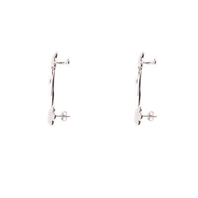 Brinco de Prata Contorno de Orelha (Ear Cuff).