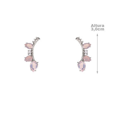 Brinco de Prata Contorno de Orelha (Ear Cuff)