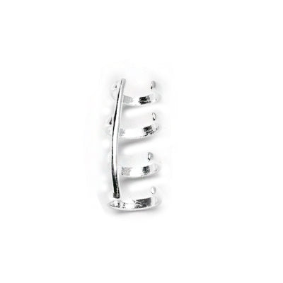 Piercing de Prata Pressão para Orelha