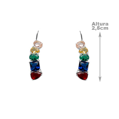 Brinco de Prata Contorno de Orelha (Ear Cuff) 