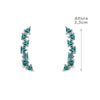 Brinco de Prata Contorno de Orelha (Ear Cuff) - 52176