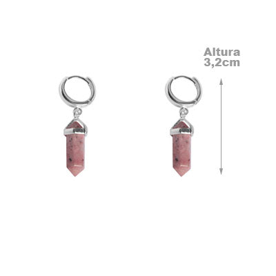 Argola de Prata com Ágata