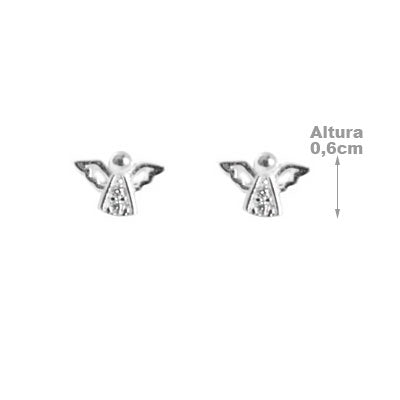 Brinco de Prata Anjo