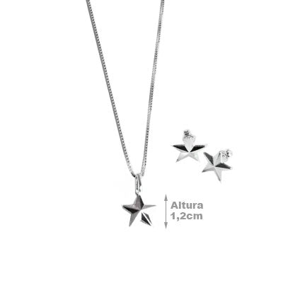 Conjunto de Prata Estrela