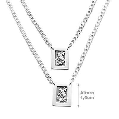 Escapulário de Prata São Jorge