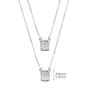 Escapulário de Prata. 