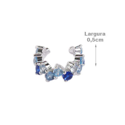 Piercing de Prata Pressão para Orelha