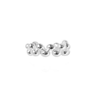 Piercing de Prata Pressão para Orelha