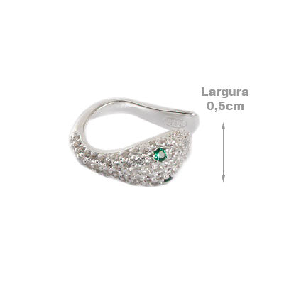 Piercing de Prata Pressão para Orelha