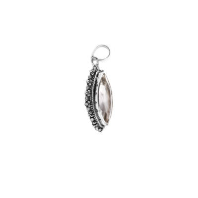 Pingente de Prata com Cristal