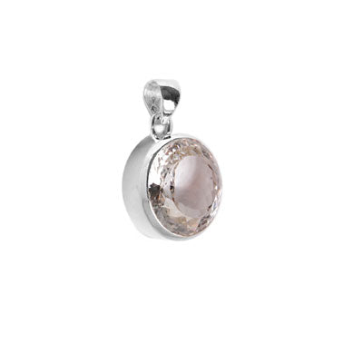 Pingente de Prata com Cristal