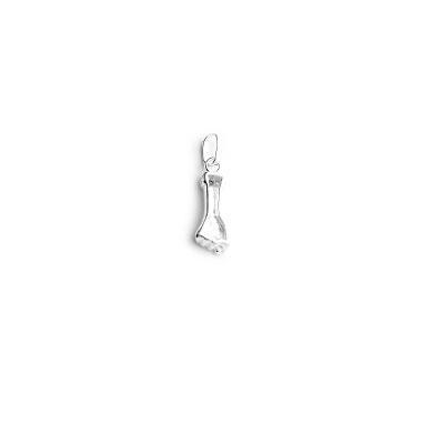 Pingente de Prata Figa com Zircônias