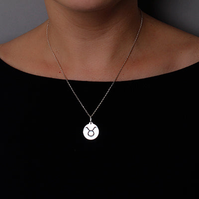 Pingente de Prata Signo Touro