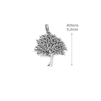 Pingente de Prata Árvore da Vida