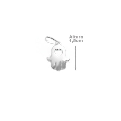 Pingente de Prata Hamsa