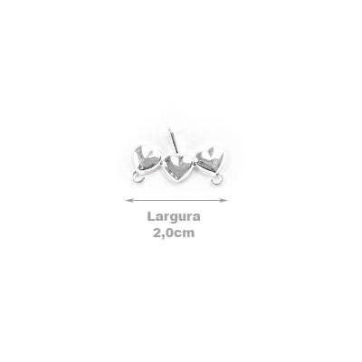 Canga de Prata para Pingentes -