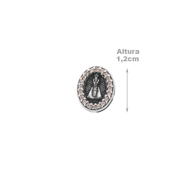 Pingente de Prata Nossa Senhora Aparecida