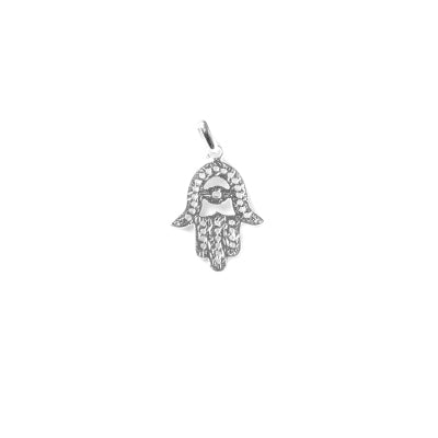 Pingente de Prata Hamsa.