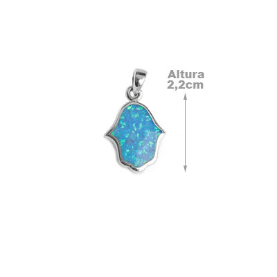 Pingente de Prata Hamsa 