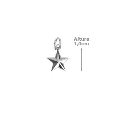 Pingente de Prata Estrela