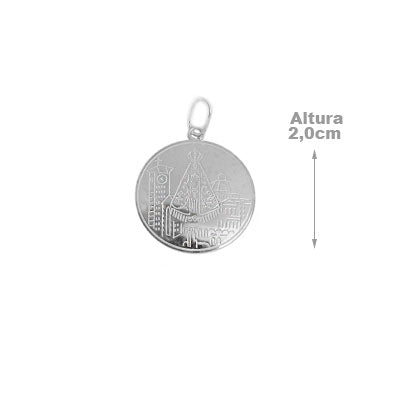 Medalha de Prata Nossa Senhora Aparecida