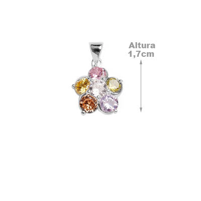 Pingente de Prata Flor