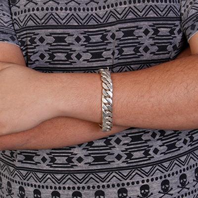 Pulseira de Prata Elo