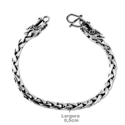 Pulseira de Prata Bali