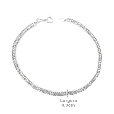 Pulseira de Prata Elo