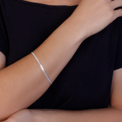 Pulseira de Prata Elo