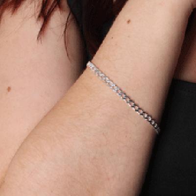 Pulseira de Prata em Elos