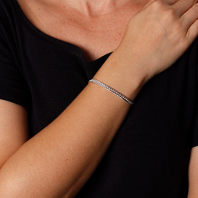 Pulseira de Prata Elo
