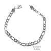 Pulseira de Prata em Elos - 50614