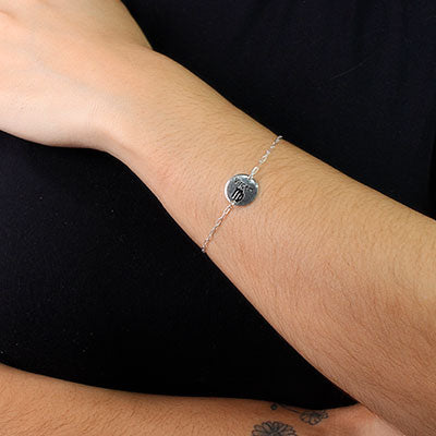Pulseira de Prata Signo Virgem 